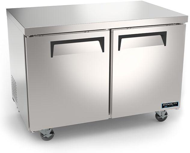 Kool-It - Infinity 36" Two Solid Door Undercounter Refrigerator - KIN36UCR-HC