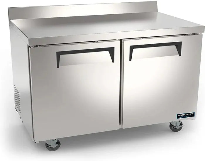Kool-It - Infinity 47" Two Solid Door Worktop Refrigerator - KIN48WTR-HC