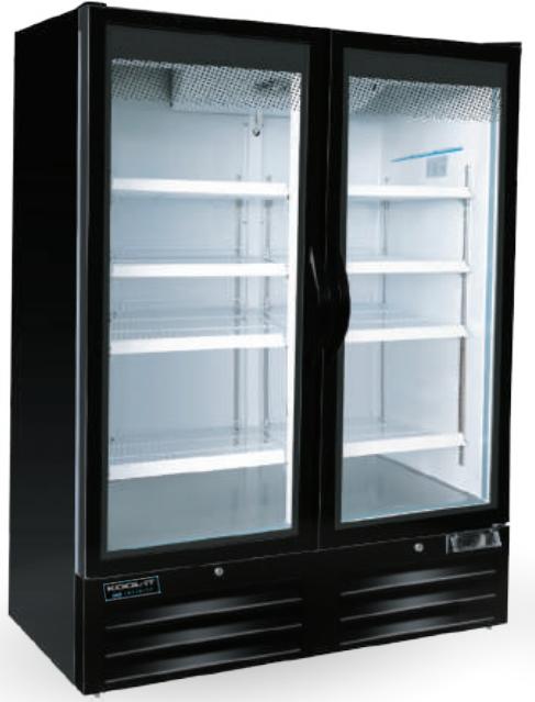 Kool-It - Infinity 54" Glass Door Reach-In Freezer - KINGDF52-HC
