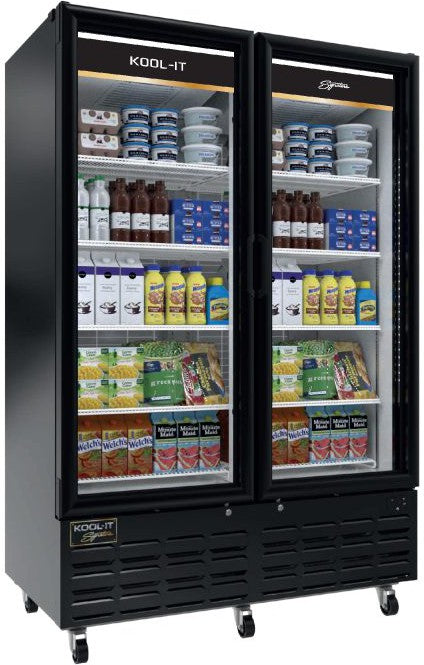 Kool-It - SPECIAL ORDER - Signature - 41.7 Cu. Ft. Black Merchandiser Refrigerator - LX-46RB