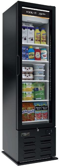 Kool-It - Signature - 19.2 Cu. Ft. Black Merchandiser Refrigerator - LX-24RB