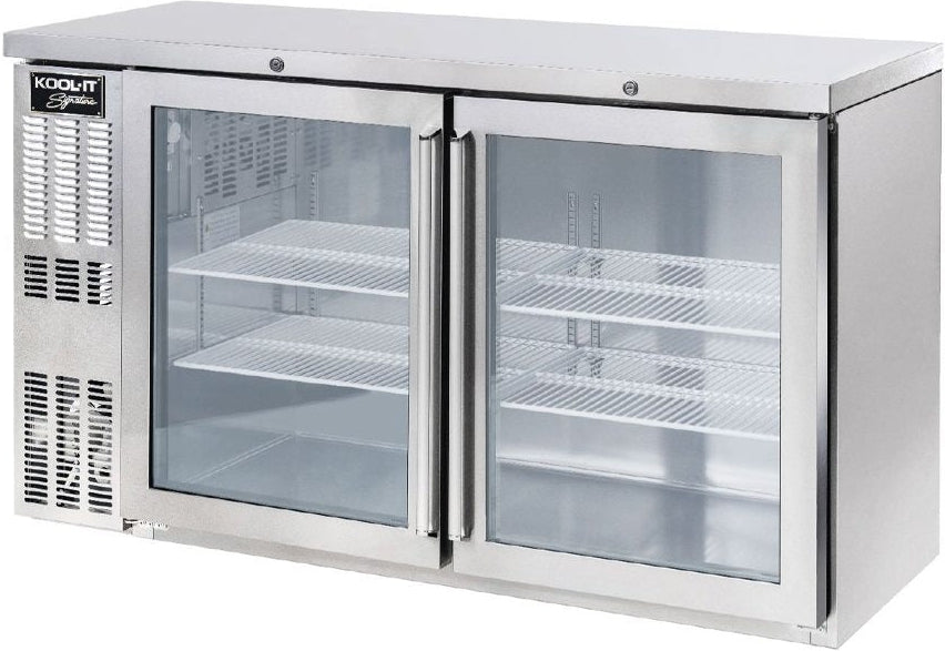 Kool-It - Signature - 60" Stainless Steel Back Bar - KNB-60-2SG