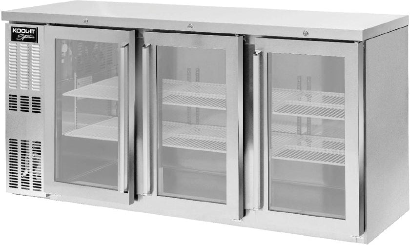 Kool-It - Signature - 72" Stainless Steel Back Bar - KNB-72-3SG