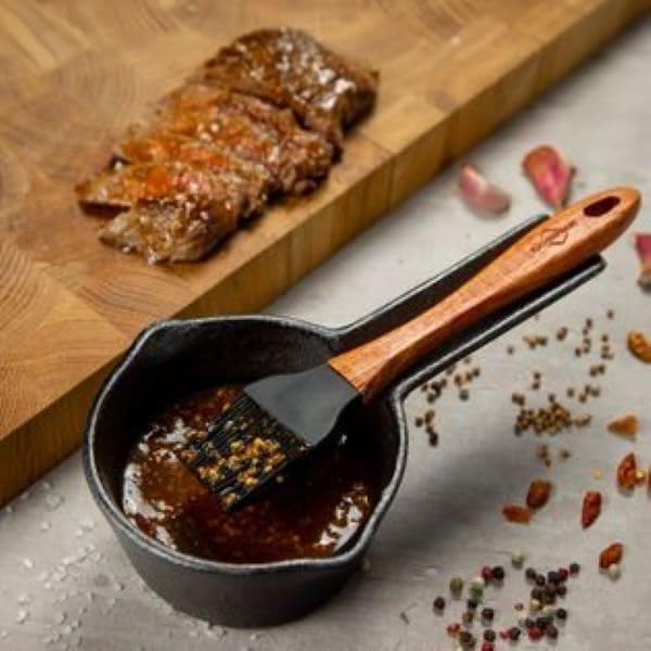 Kuchenprofi - 0.4 Qt Cast Iron Basting Set with Saucepan & Brush - K1066701000