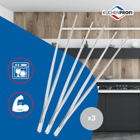 Kuchenprofi - 12" Stainless Steel Tweezers Tongs, Pack of 3 - K1068002800