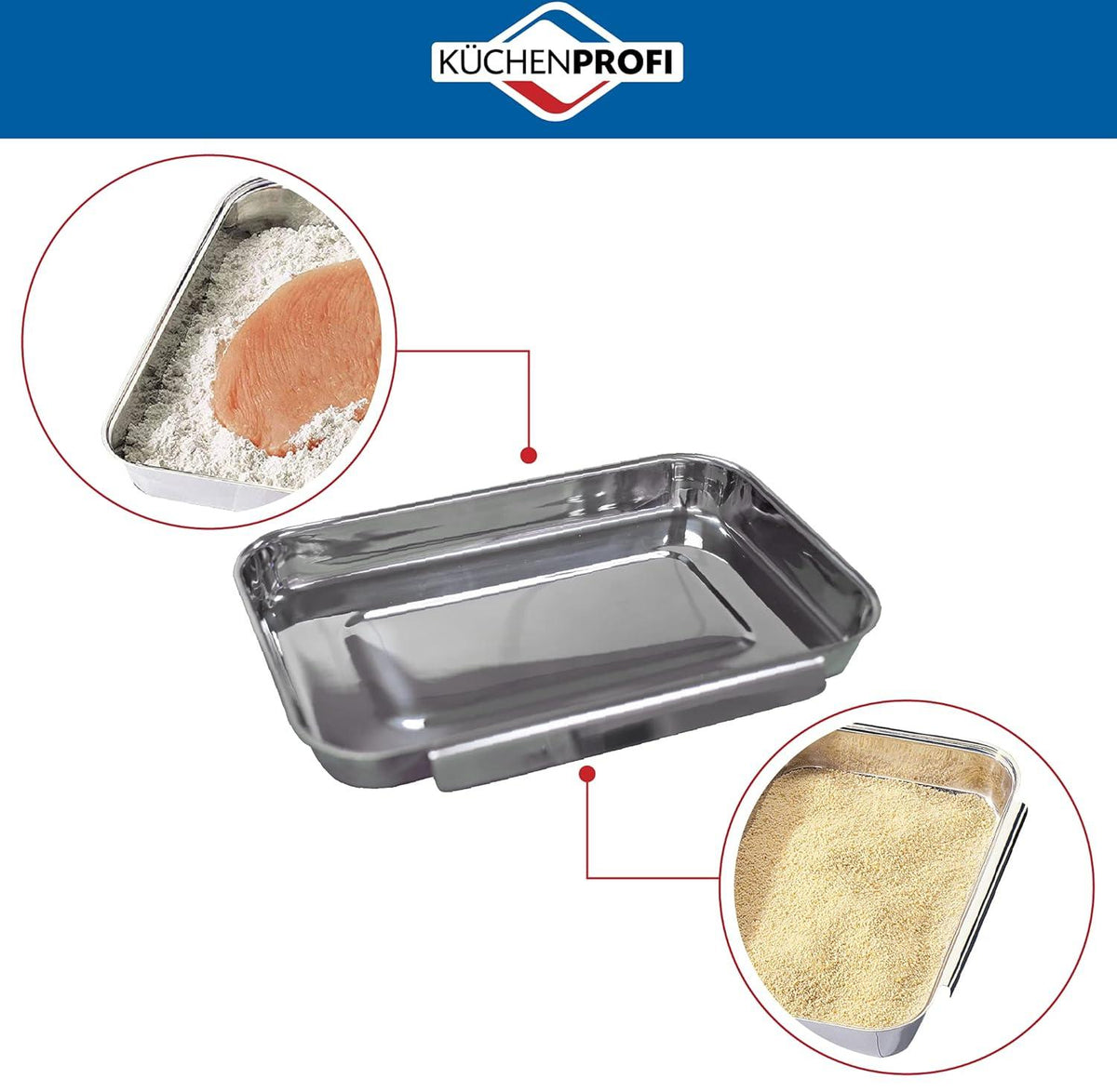 Kuchenprofi - 3 Pc Breading Pan Set - K0801102803