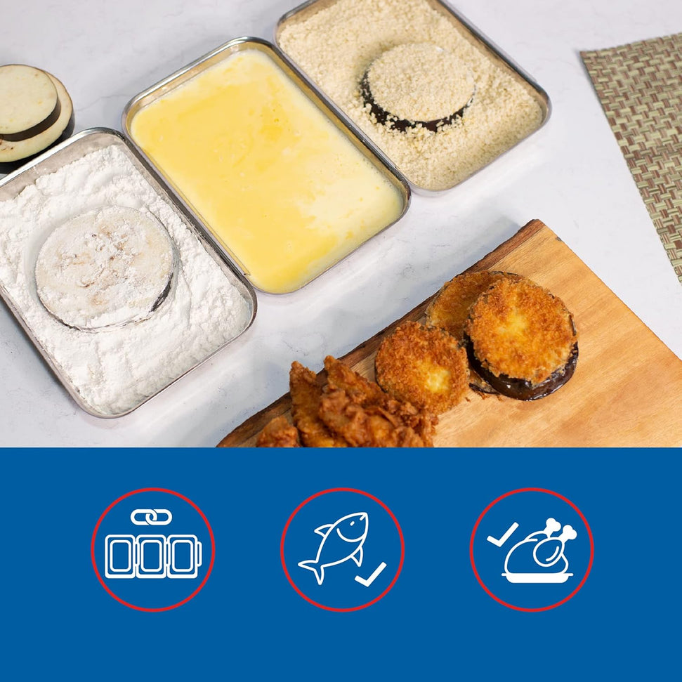 Kuchenprofi - 3 Pc Breading Pan Set - K0801102803