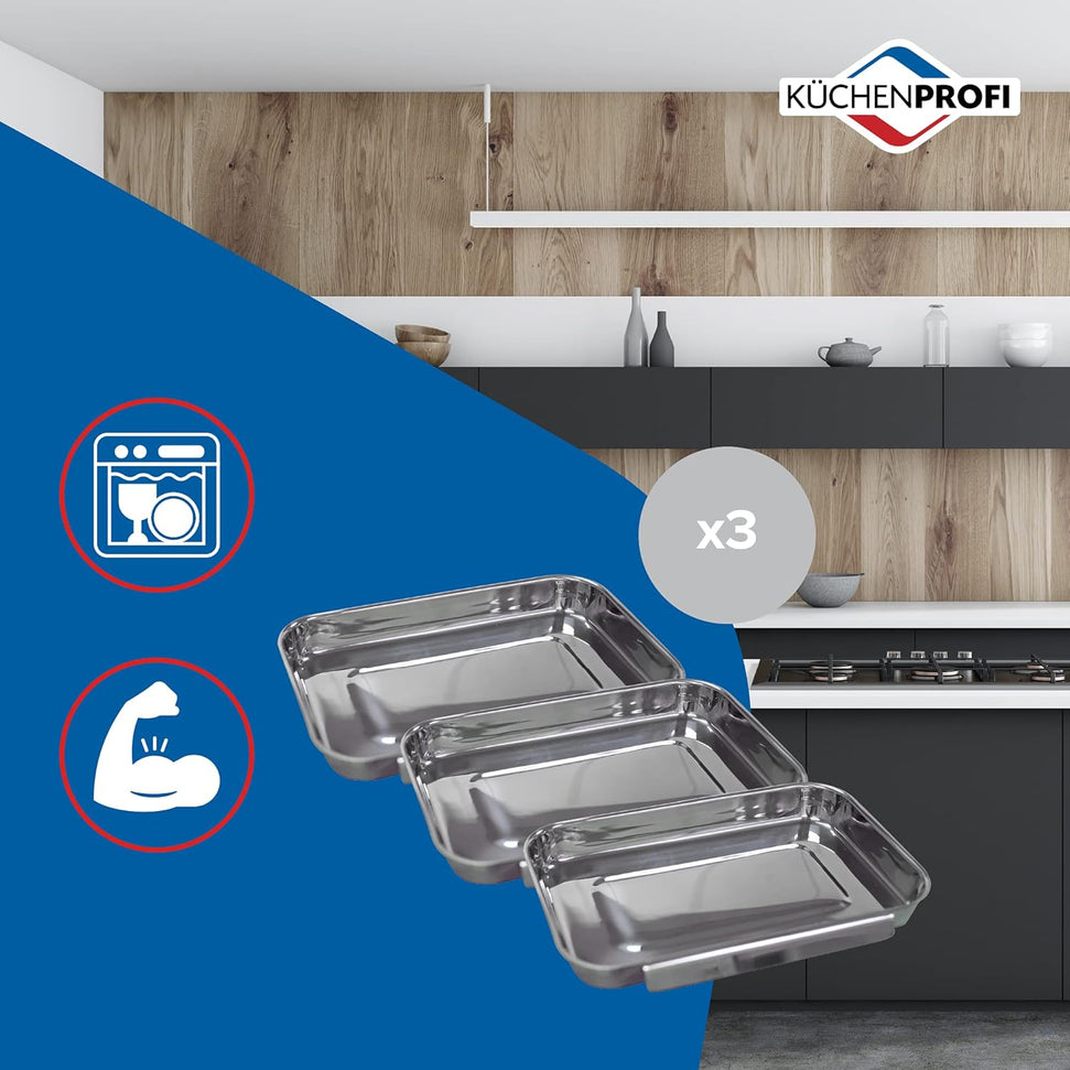 Kuchenprofi - 3 Pc Breading Pan Set - K0801102803