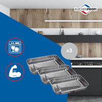 Kuchenprofi - 3 Pc Breading Pan Set - K0801102803