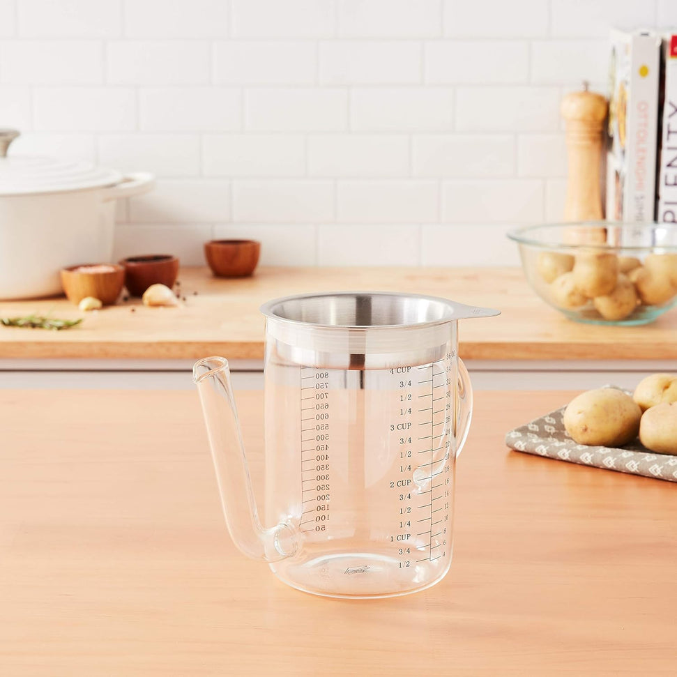 Kuchenprofi - 4 Cups Glass/Stainless Steel Gravy Separator - K1012362800