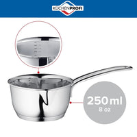 Kuchenprofi - 4" Stainless Steel Saucepan with Clad Bottom - K2370002810