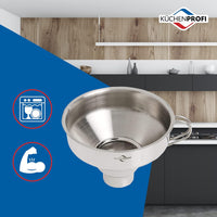 Kuchenprofi - 5" Stainless Steel Funnel with Filter - K0920152800