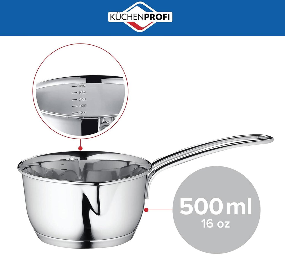 Kuchenprofi - 5" Stainless Steel Saucepan with Clad Bottom - K2370002812