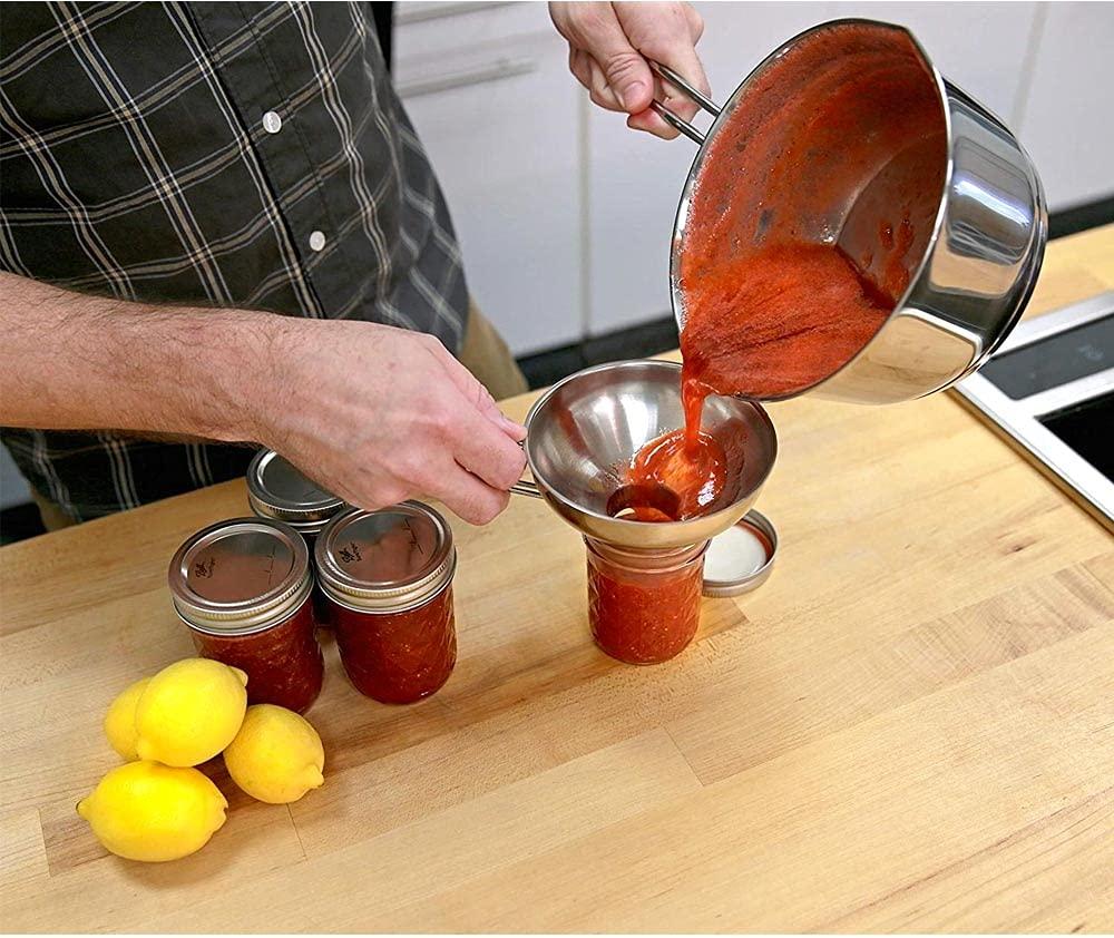 Kuchenprofi - 5.5" Stainless Steel Wide Mouth Canning Funnel - K0920182800
