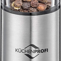 Kuchenprofi - 5.9" Stainless & Acrylic Pepper Push Mill Grinder - K3010102800
