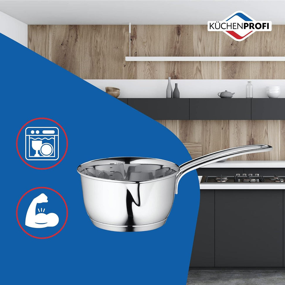 Kuchenprofi - 6" Stainless Steel Saucepan with Clad Bottom - K2370502816
