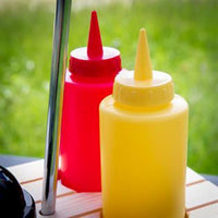 Kuchenprofi - 7.08" x 4.72" x 9.44" Picnic Table with Umbrella Condiment - K1069682504