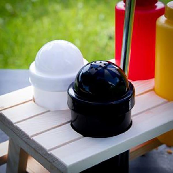 Kuchenprofi - 7.08" x 4.72" x 9.44" Picnic Table with Umbrella Condiment - K1069682504