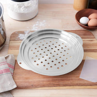Kuchenprofi - Classic 10.5" Stainless Steel Spaetzle Lid with Scraper - K0808162827