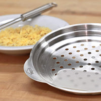 Kuchenprofi - Classic 10.5" Stainless Steel Spaetzle Lid with Scraper - K0808162827