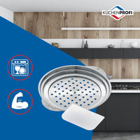 Kuchenprofi - Classic 10.5" Stainless Steel Spaetzle Lid with Scraper - K0808162827