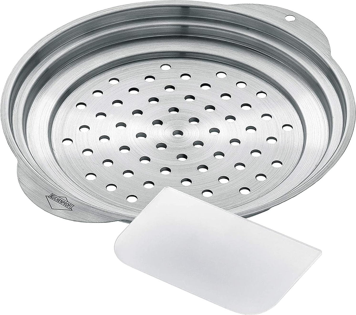 Kuchenprofi - Classic 10.5" Stainless Steel Spaetzle Lid with Scraper - K0808162827