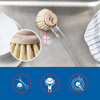 Kuchenprofi - Classic Dishwashing Brush and 2-Pack Replacement Refill - K1109430002