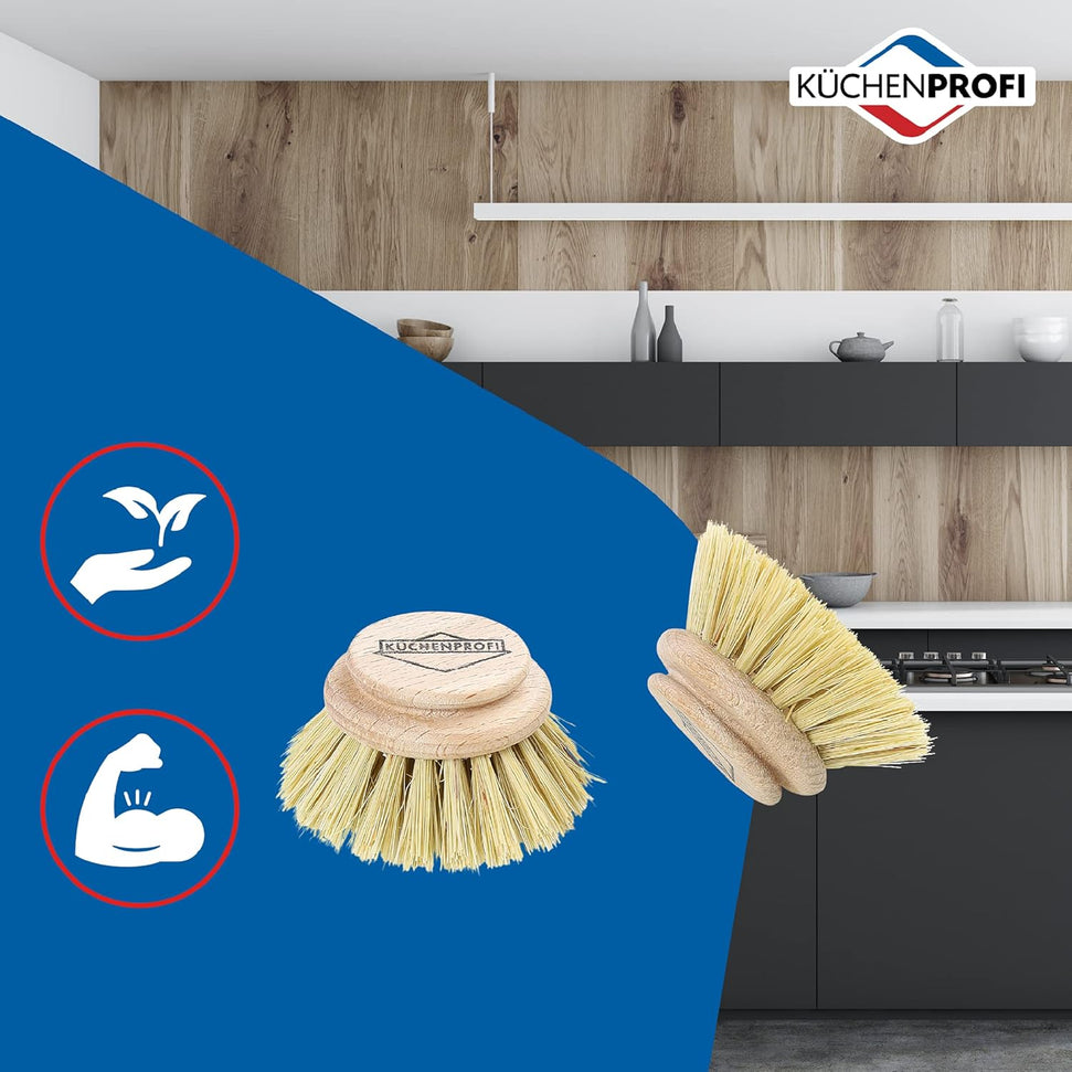 Kuchenprofi - Classic Dishwashing Brush and 2-Pack Replacement Refill - K1109430002