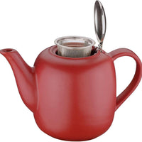 Kuchenprofi - London 14" Red Ceramic Teapot - K1046001400