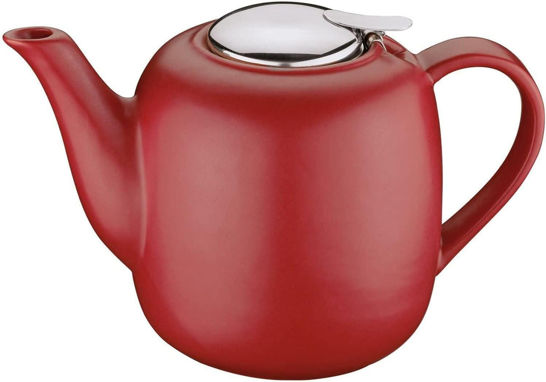 Kuchenprofi - London 14" Red Ceramic Teapot - K1046001400