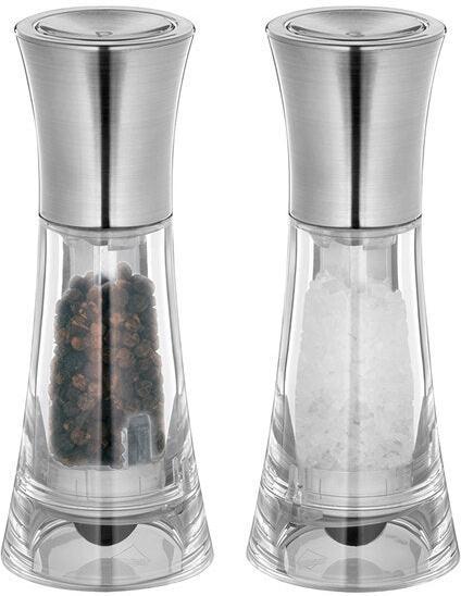 Kuchenprofi - New York 6" Acrylic Push Grind Salt and Pepper Mill Set - K3044153800