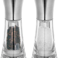 Kuchenprofi - New York 6" Acrylic Push Grind Salt and Pepper Mill Set - K3044153800