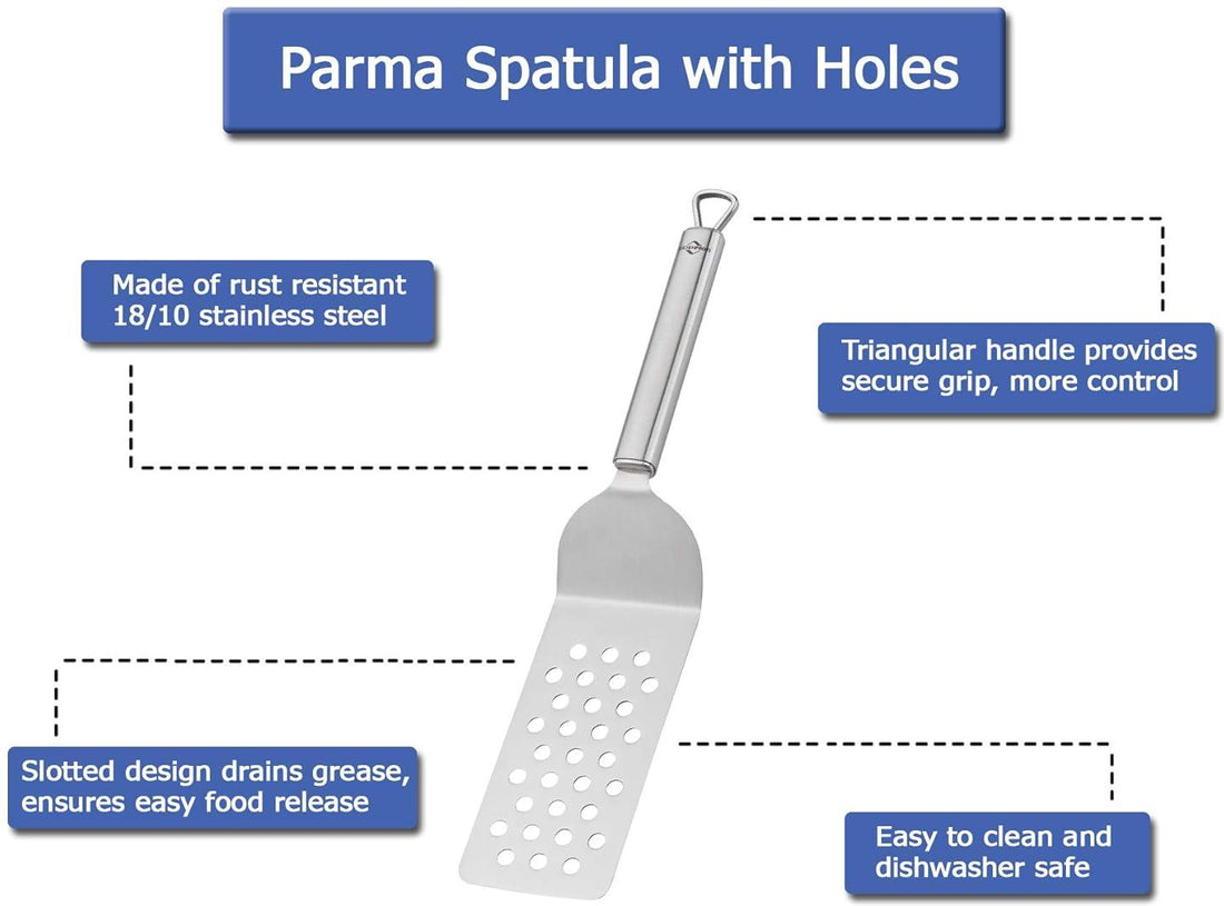 Kuchenprofi - Parma 11" Stainless Steel Turner Spatula with Holes - K1210132800
