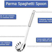 Kuchenprofi - Parma 12.5" Stainless Steel Spaghetti Spoon - K1215072800