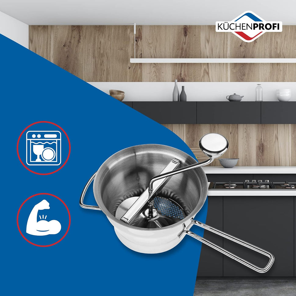 Kuchenprofi - Professional Stainless Steel Vegetable Mill with 4 Discs - K0966002820