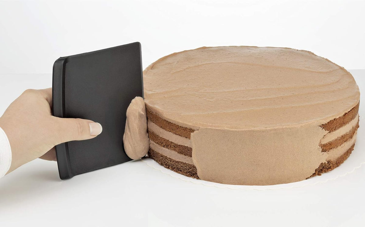 Kuchenprofi - Scraper 3 Pc Set with Dough Cutter, Curved Edge and Flat Edge Scraper - K0805820003