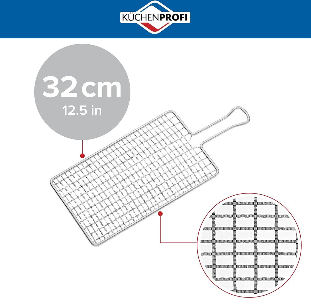 Kuchenprofi - Stainless Steel Silver Potato Grater and Shredder with Handle - K1020082800