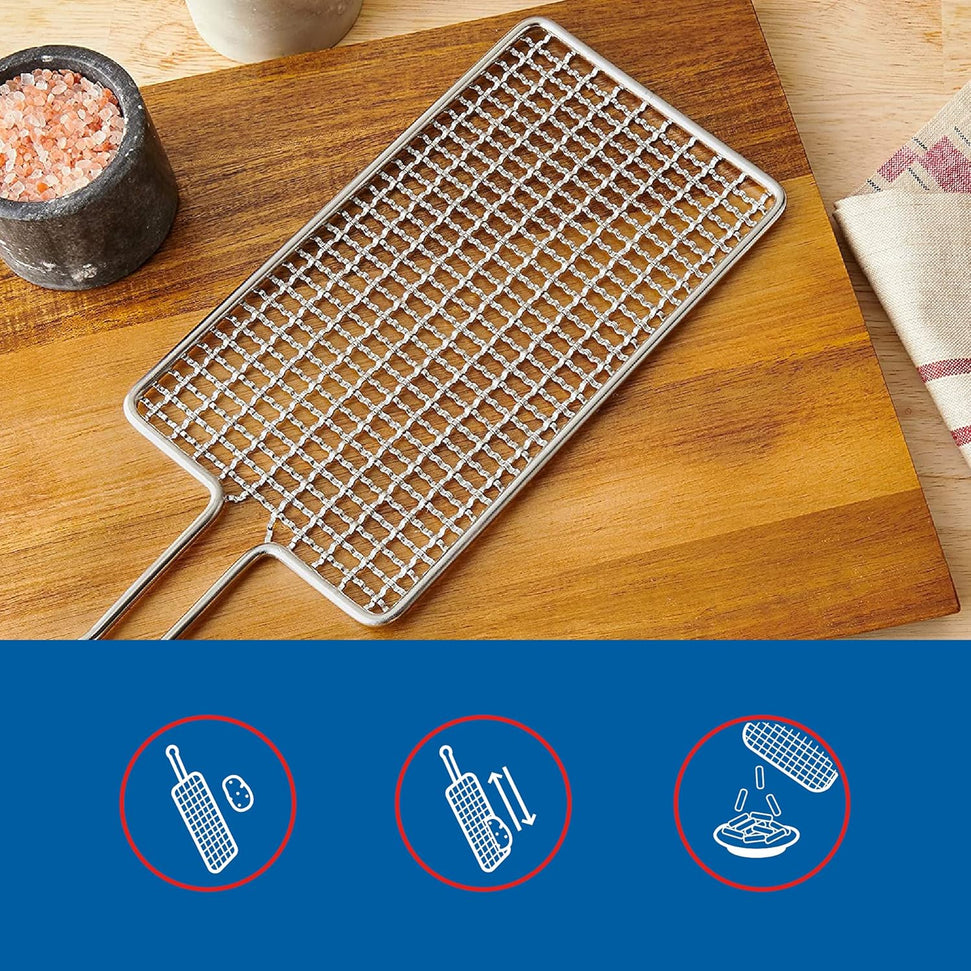 Kuchenprofi - Stainless Steel Silver Potato Grater and Shredder with Handle - K1020082800