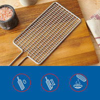 Kuchenprofi - Stainless Steel Silver Potato Grater and Shredder with Handle - K1020082800