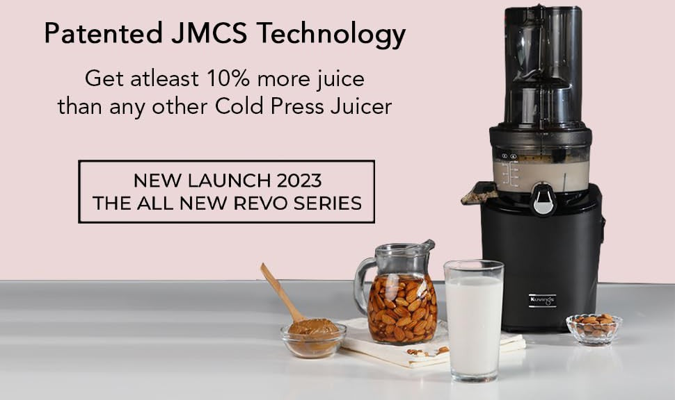 Kuvings - 240W Black Luxury Cold Press Whole Slow Juicer - REVO830B