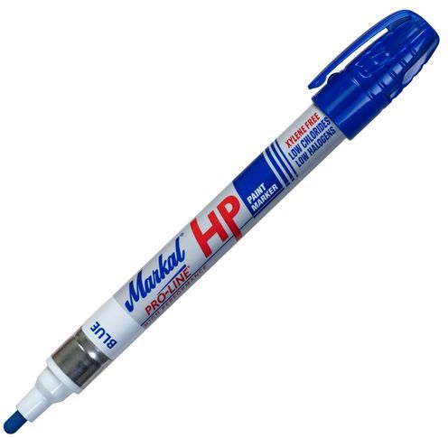 LA-CO - Pro-Line 3 mm Blue HP Paint Markers - 12/Pk - 96965