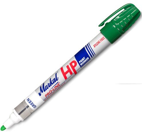 LA-CO - Pro-Line 3 mm Green HP Paint Markers - 12/Pk - 96966
