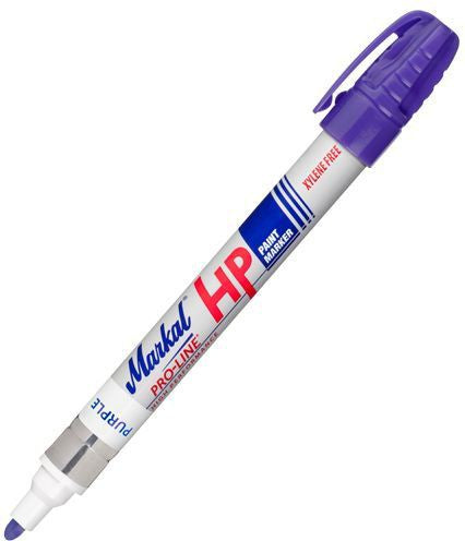 LA-CO - Pro-Line 3 mm Purple HP Paint Markers - 12/Pk - 96974