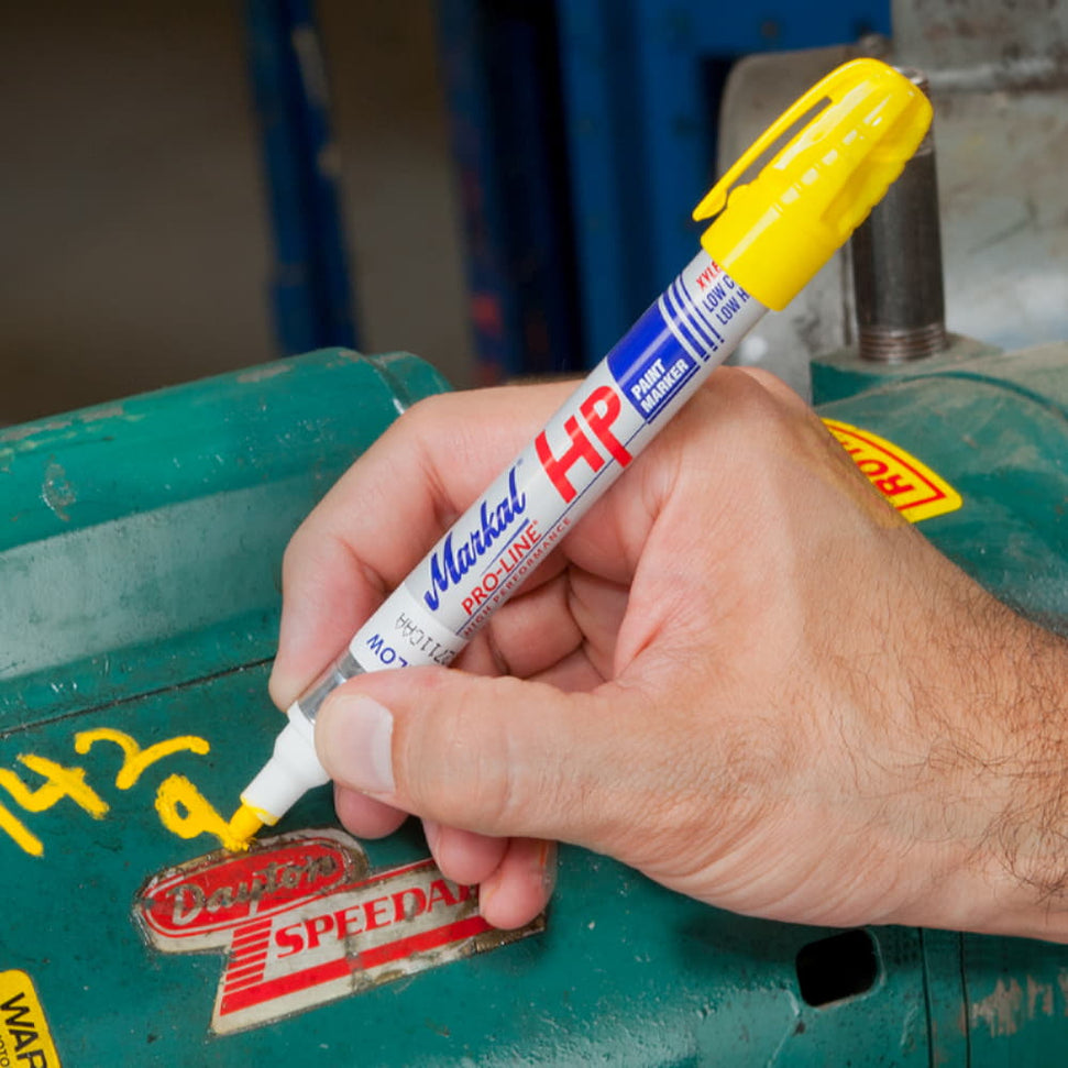 LA-CO - Pro-Line 3 mm Yellow HP Paint Markers - 12/Pk - 96961