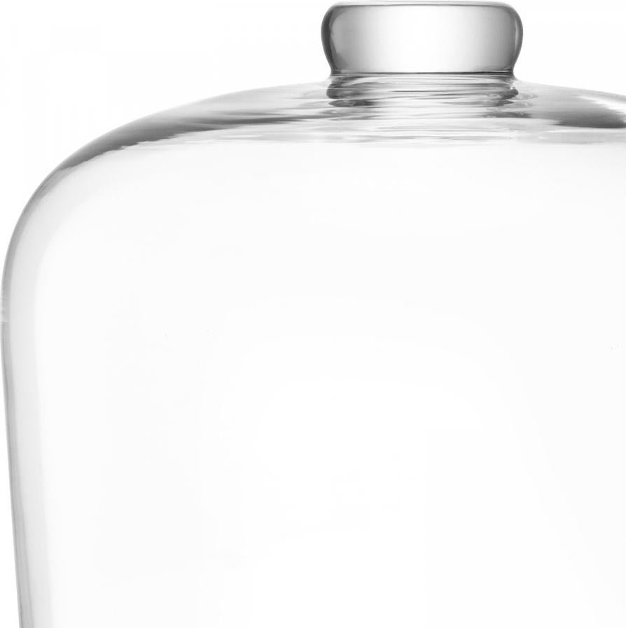 LSA International - City 8.66" Clear Dome & Walnut Lid - LG1240-22-301