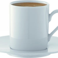 LSA International - Dine Straight Espresso Cups & Saucers (Set of 4)- LP055-01-997
