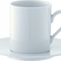 LSA International - Dine Straight Espresso Cups & Saucers (Set of 4)- LP055-01-997