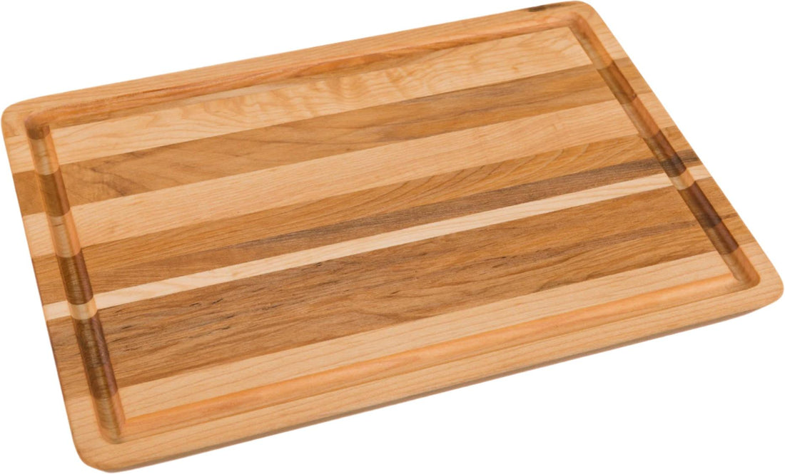Labell - 10" x 14" x 0.75" Maple Face Grain Utility Board with Groove and Angled Finish - L14100