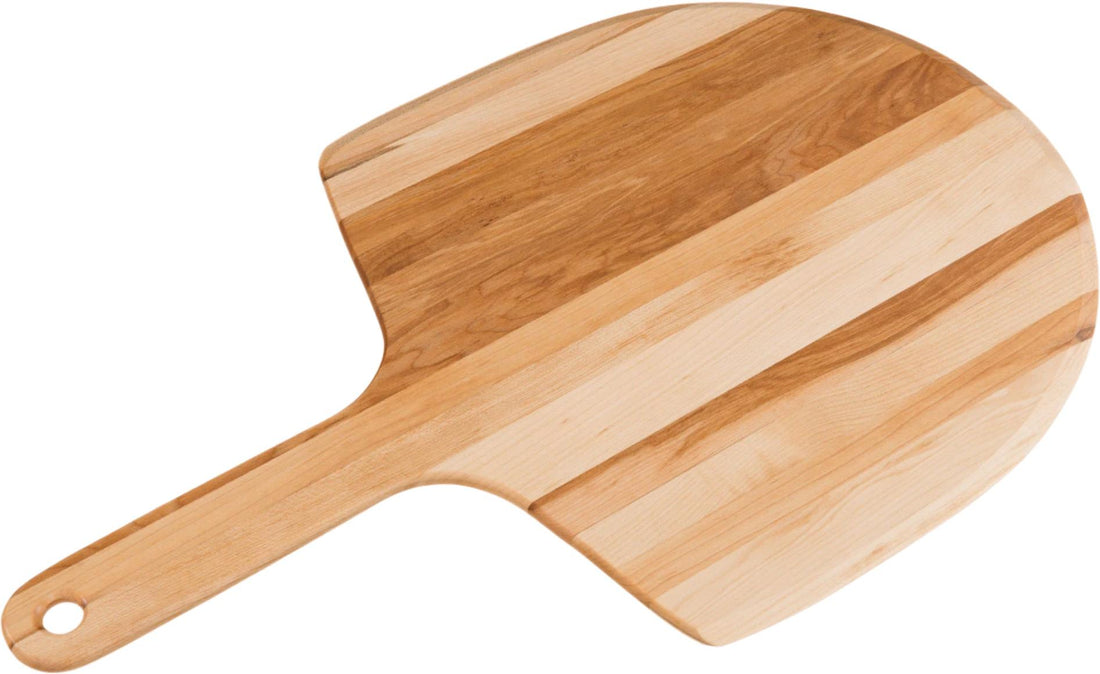 Labell - 13" x 21" x 0.375" Maple Face Grain Pizza Paddle - L13217