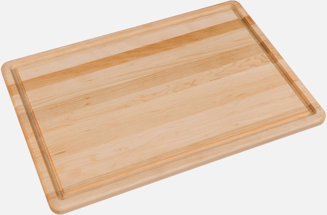 Labell - 14" x 20" x 0.75" Maple End Grain Utility Board with Groove - L14200